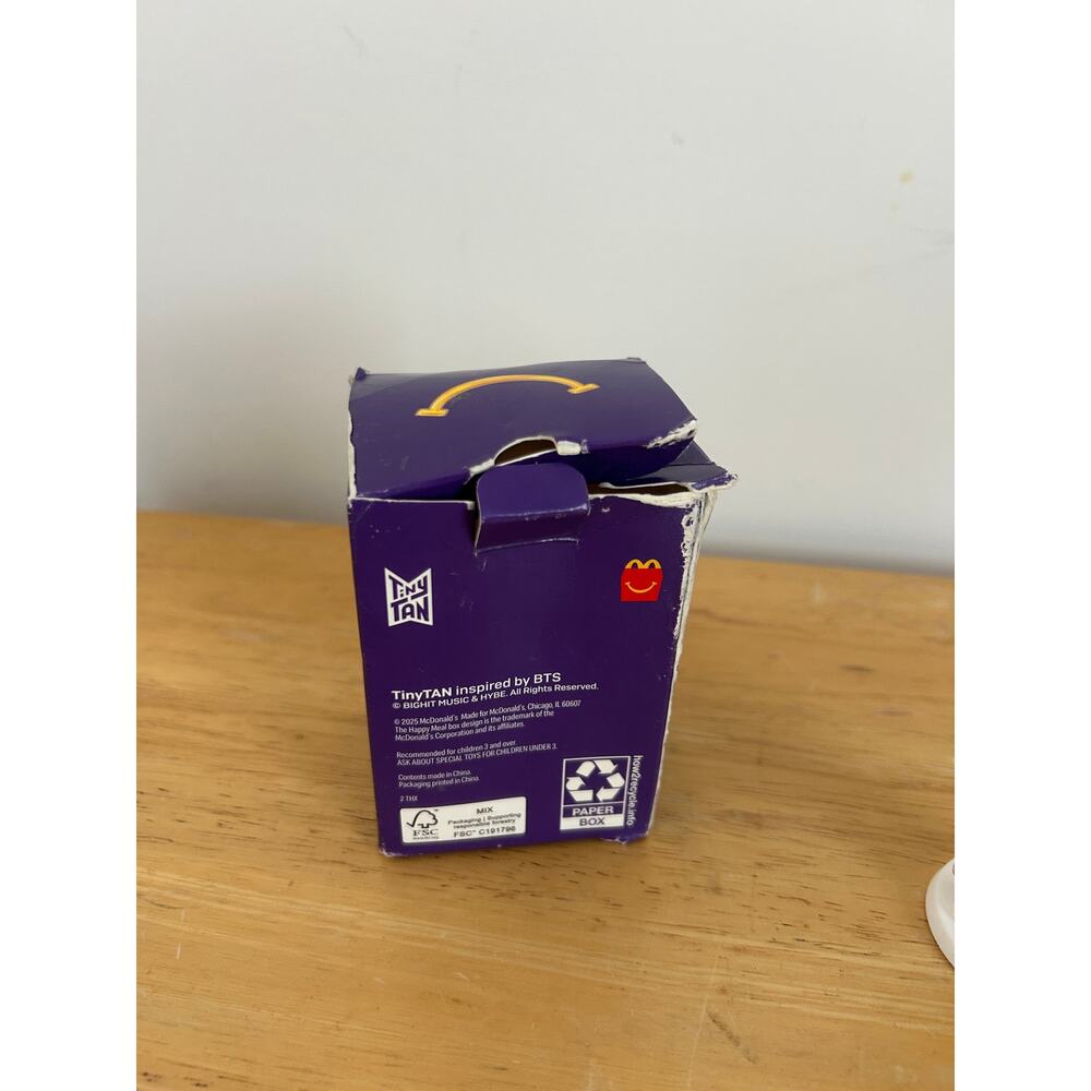 McDonald's TinyTAN x BTS Happy Meal "Throwback Edition" Jin Figure - Picture 5 of 5